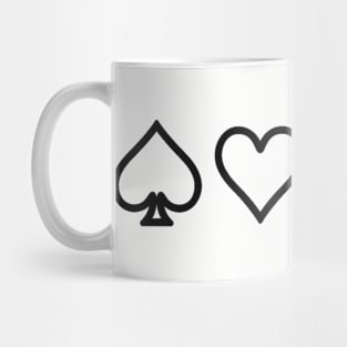 ♤♡◇♧ Mug